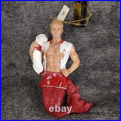Lot of 2 December Diamonds Ornaments Buoy Dr Turnencoff Merman Man Christmas Gay
