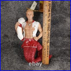 Lot of 2 December Diamonds Ornaments Buoy Dr Turnencoff Merman Man Christmas Gay