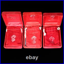 Lot of 3 Waterford Crystal 1981-83 12 Days of Christmas Ornaments