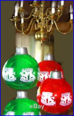 Lot of 4 Inflatable Christmas Ornaments 12 Waterproof Yard House Party Decor