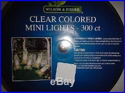 Lot of 4 spools Clear colored mini White Lights 300 Ct Christmas Wedding NEW