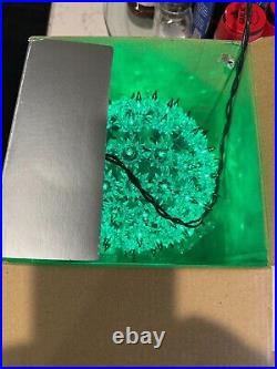 Lot of 6 GE/Roman XMAS 6 Super Sphere 100 Lights Starburst Balls, original box