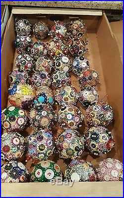 Lot of 94 Beaded buttons etc Christmas Ornaments Vintage 1970 Homemade handmade