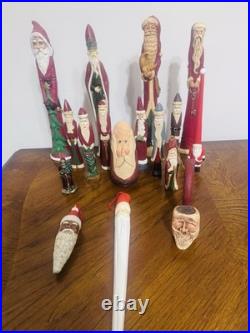 Lot of Old World Santas from the 80′s and 90′s