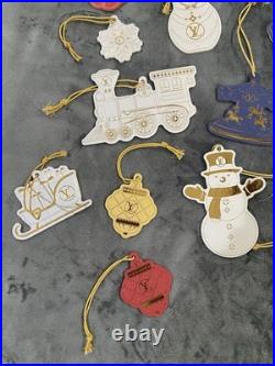 Louis Vuitton 2022 VIP Ornaments Set of 18 Pieces Rare Limited Edition With Bag