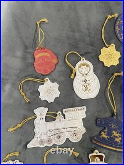 Louis Vuitton 2022 VIP Ornaments Set of 18 Pieces Rare Limited Edition With Bag