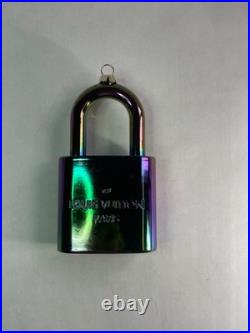 Louis Vuitton Iridescent glass padlock with LV logo Louis Vuitton Iridescent glass padlock with LV logo