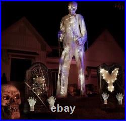 Lowe’s 12′ Giant Animated Mummy by Haunted Living NEW 2022 Halloween-IN HAND
