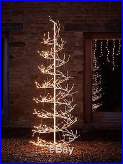 Lumineo Outdoor Indoor Pre-Lit LED Pop Up Spiral Christmas Tree Xmas Decoration