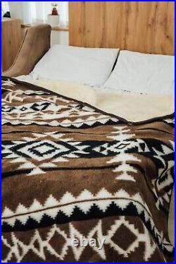 Luxury Natural Wool Blanket Soft, Breathable, Eco-Friendly, Hypoallergenic