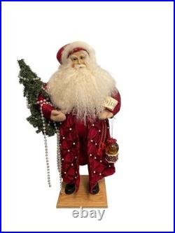 Lynn Haney Garnet Celebration Handcrafted Santa Vintage 22