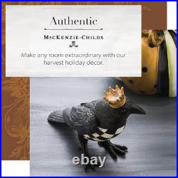 MACKENZIE-CHILDS Crowned Crow, Halloween Crow Decor, Indoor Halloween Decoration MACKENZIE-CHILDS Crowned Crow, Halloween Crow Decor, Indoor Halloween Decoration