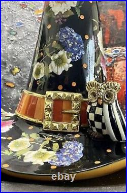 MACKENZIE-CHILDS Flower Market Witch's Hat 13 NEW IN ORIGINAL BOX