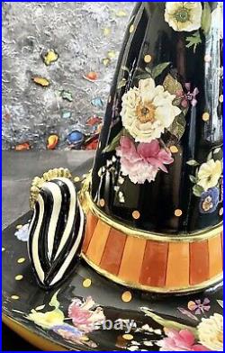 MACKENZIE-CHILDS Flower Market Witch's Hat 13 NEW IN ORIGINAL BOX