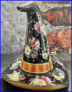 MACKENZIE-CHILDS Flower Market Witch's Hat 13 NEW IN ORIGINAL BOX
