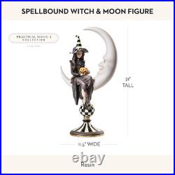 MACKENZIE-CHILDS Resin Witch & Moon Figure, Spellbound MACKENZIE-CHILDS Resin Witch & Moon Figure, Spellbound