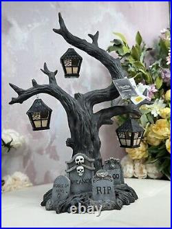 MARTHA STEWART HALLOWEEN 25 SPOOKY DEAD TREE With LIGHT UP HANGING LANTERNS