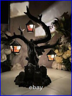 MARTHA STEWART HALLOWEEN 25 SPOOKY DEAD TREE With LIGHT UP HANGING LANTERNS