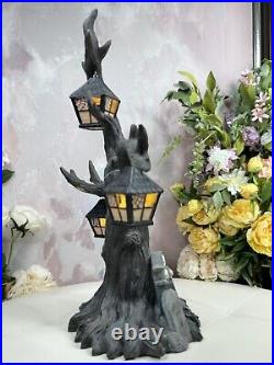 MARTHA STEWART HALLOWEEN 25 SPOOKY DEAD TREE With LIGHT UP HANGING LANTERNS