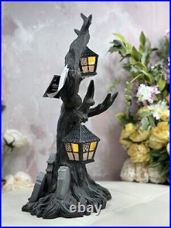 MARTHA STEWART HALLOWEEN 25 SPOOKY DEAD TREE With LIGHT UP HANGING LANTERNS