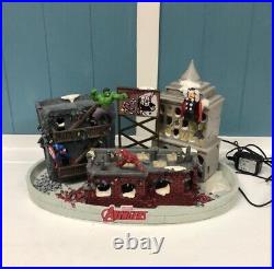 MARVEL Avengers City Porcelain Village Decor Constant Multicolor LED Lights