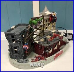 MARVEL Avengers City Porcelain Village Decor Constant Multicolor LED Lights