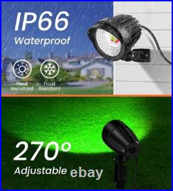 MEIKEE 15W RGB Landscape Lights 12V 24V Low Voltage 12Pack, RGBW