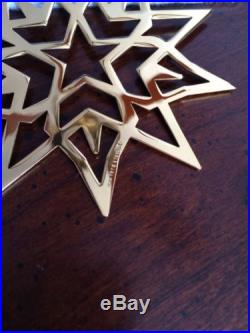 MMA 1978 Star Sterling Silver Vermeil Christmas Ornament Metropolitan Museum Art
