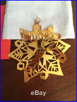 MMA 1980 Star Sterling Silver w Gold Christmas Ornament Metropolitan Museum Art