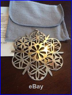 MMA 1984 Snowflake Sterling Silver Christmas Ornament Metropolitan Museum Art