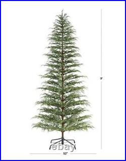 MY TEXAS HOUSE 9ft PRE-LIT TWINKLE LED CYPRESS ARTIFICIAL CHRISTMAS TREE NEW