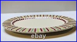 M BAGWELL Simply Christmas Caffco Rare 12 Oval Platter Excellent Condition