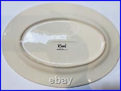M BAGWELL Simply Christmas Caffco Rare 12 Oval Platter Excellent Condition