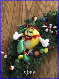 M&M's Christmas Wreath Homemade One of a Kind Req 3 AA Colorful M&M's Christmas Wreath Homemade One of a Kind Req 3 AA Colorful