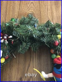 M&M's Christmas Wreath Homemade One of a Kind Req 3 AA Colorful M&M's Christmas Wreath Homemade One of a Kind Req 3 AA Colorful
