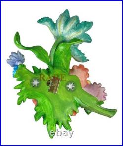 MacKenzie-Childs Blue Flower Market Aqua Wall Art New No Box MacKenzie-Childs Blue Flower Market Aqua Wall Art New No Box