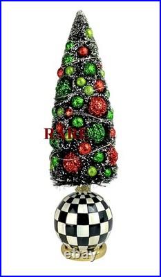 MacKenzie-Childs Check it Out Courtly Brush Bottle Illuminated Tree Medium Box MacKenzie-Childs Check it Out Courtly Brush Bottle Illuminated Tree Medium Box