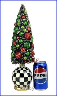 MacKenzie-Childs Check it Out Courtly Brush Bottle Illuminated Tree Medium Box MacKenzie-Childs Check it Out Courtly Brush Bottle Illuminated Tree Medium Box