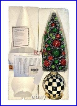 MacKenzie-Childs Check it Out Courtly Brush Bottle Illuminated Tree Medium Box MacKenzie-Childs Check it Out Courtly Brush Bottle Illuminated Tree Medium Box