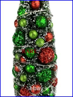 MacKenzie-Childs Check it Out Courtly Brush Bottle Illuminated Tree Medium Box MacKenzie-Childs Check it Out Courtly Brush Bottle Illuminated Tree Medium Box