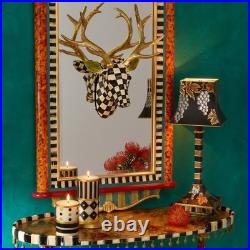 MacKenzie-Childs Courtly Check Small Deer, US Stock, No Import Fee MacKenzie-Childs Courtly Check Small Deer, US Stock, No Import Fee