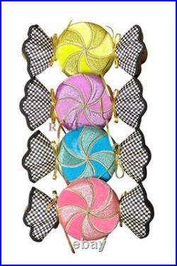 MacKenzie-Childs Courtly Check Trick or Treat Medium Plush Candy Hanging Décor