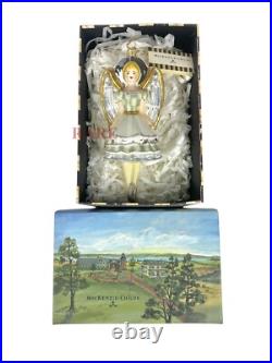 MacKenzie-Childs Crystal Palace Angel Glass Ornament 7 Tall Brand New in Box