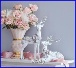 MacKenzie- Childs Set of 2 Crystal Palace Reindeer Deer New Other Shelf Pull