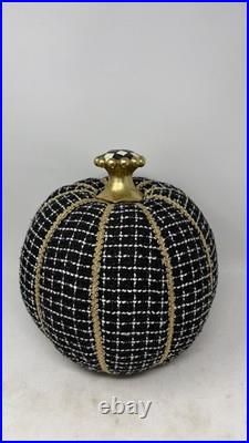 Mackenzie Childs Boucle Pumpkin Halloween Retired Limited Edition FLAW READ