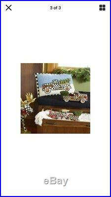 Mackenzie Childs COURTLY CHECK TRUCK PILLOWLumbar