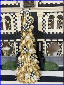 Mackenzie Childs Courtly Noel Pearl Tree 16 Tall