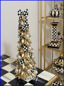 Mackenzie Childs Courtly Noel Pearl Tree 16 Tall
