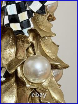 Mackenzie Childs Courtly Noel Pearl Tree 16 Tall