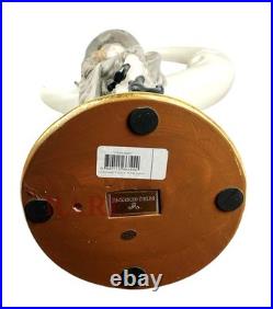 Mackenzie-Childs Courtly Spellbound Witch On a Moon With Pumpkin 21 New Box